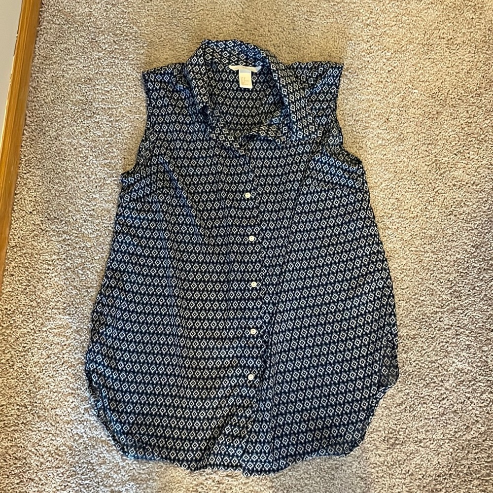 H&M Collard Blouse
